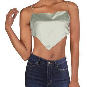 Danielle Bernstein Sage Green Bandana Top